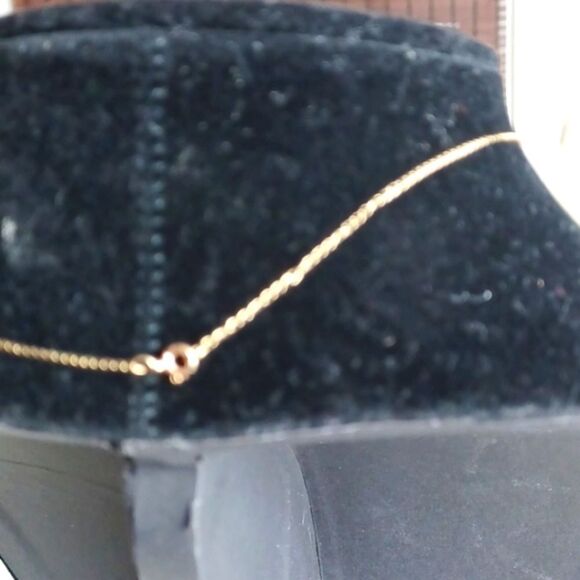 14KT GOLD‎ Chain /W Flower Cut Out Pendant 18 L .09 Gold - Picture 6 of 10